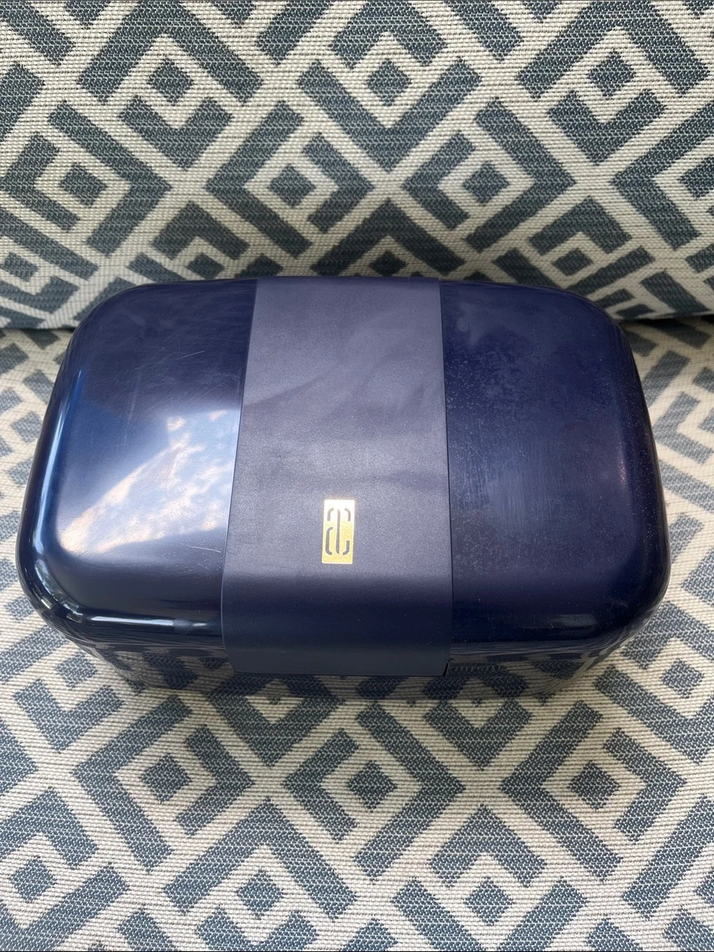 Navy Plastic Multi-Compartment Storage Box